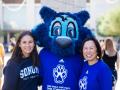 Judy Sakaki with Lobo and new student 