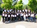 Sonoma State Model UN students with President Judy K. Sakaki