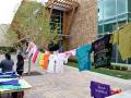 clothesline with t-shirts