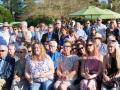 Crowd looks on during ribbon-cutting of WSLC on May 29.