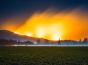 Christopher Woodcock, "Nuns Fire burning east of the City of Sonoma, 4 am October 15th 2017," 2018, photo