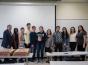 President Judy K. Sakaki with The Sonoma State STAR editors and their new award. // Photo by The Sonoma State STAR